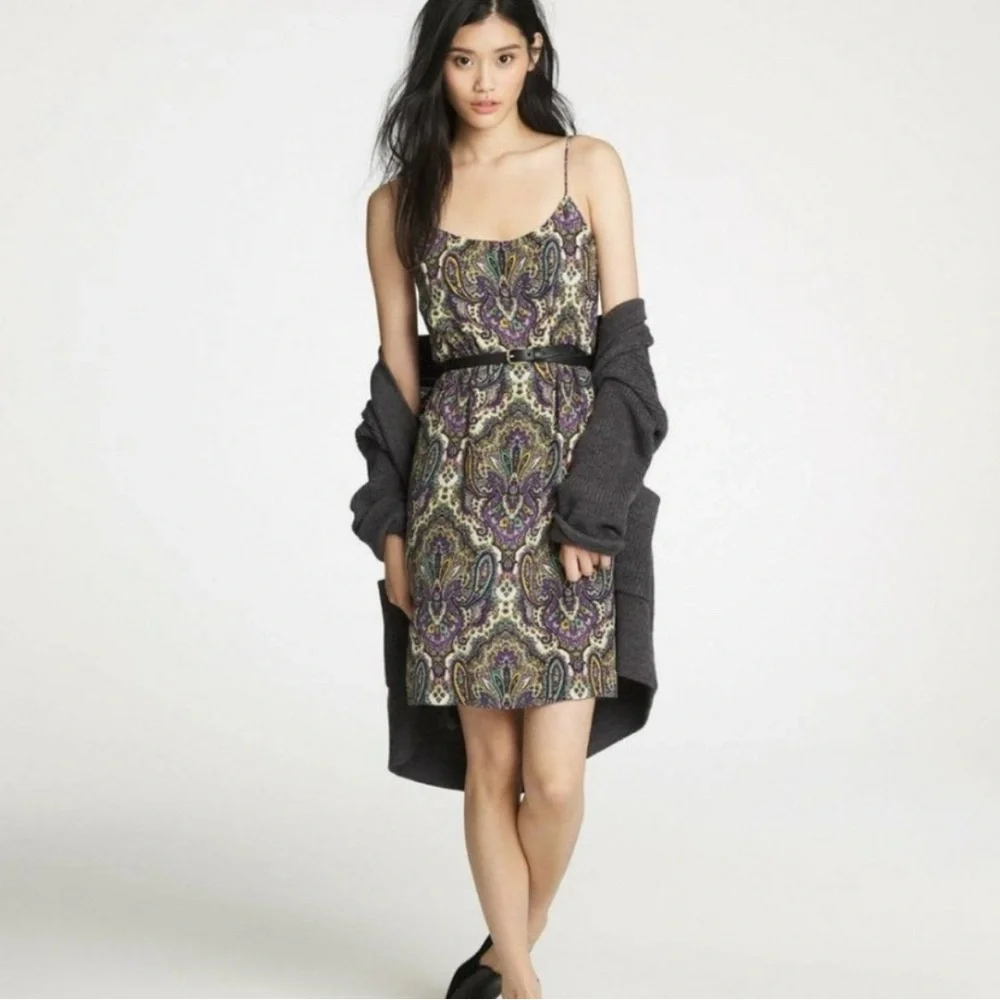 J.Crew Silk‎ Paisley Printed Dress